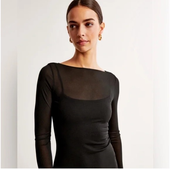 Abercrombie & Fitch Black Mini Dress - Picture 3 of 16